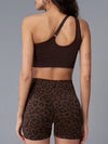 Leopard Print High Waist Shorts