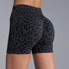 Leopard Print High Waist Shorts