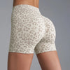 Leopard Print High Waist Shorts