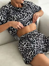 Leopard Print Pajama Set