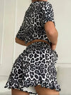 Leopard Print Pajama Set