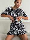 Leopard Print Pajama Set