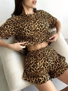 Leopard Print Pajama Set
