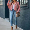 Fringe Cropped Boho Jacket