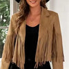 Fringe Cropped Boho Jacket