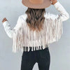 Fringe Cropped Boho Jacket