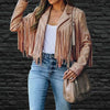 Fringe Cropped Boho Jacket
