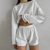 Pointelle Knit Loungewear Set