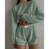 Pointelle Knit Loungewear Set